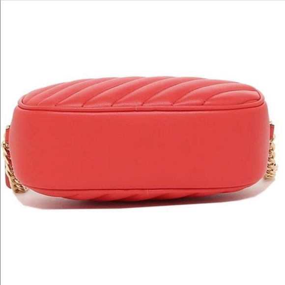 MICHAEL KORS ROSE SM OVAL CAMERA XBODY DR SANGRIA - Picture 9 of 16